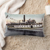 汽船のMachigonneのaorpswell Steamboat Company ランバークッション (ブランケット)