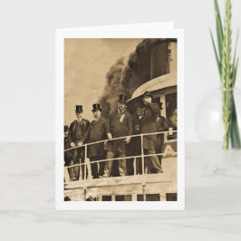 汽船のTashmooのヴィンテージのTeddy Roosevelt カード