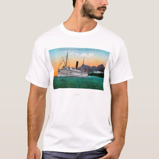 汽船ジェファーソンの眺め Tシャツ (正面)
