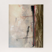 汽船ルイーズ1800年代 ジグソーパズル (縦)