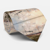 汽船ルイーズ1800年代 ネクタイ (ロール)