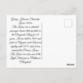 汽船ルイーズ1800年代 ポストカード (裏面)