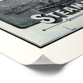 汽船広告路地図1891 ポスター (角)