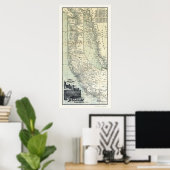 汽船広告路地図1891 ポスター (ホームオフィス)