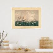 汽船「サンフランシスコ」(1877A)の難破船 ポスター (キッチン)