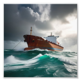 汽船 フォトプリント           