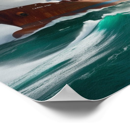 汽船 ポスター (角)