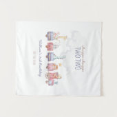 汽車に乗って動物園へ!お誕生日会の招待状, 動物園の動物たち タペストリー (正面(横))