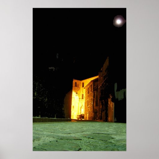 汽車の発着 ポスター (正面)