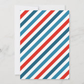 汽車の誕生日招待状 チュッガ チュッガ チョー チョー 招待状 (裏面)