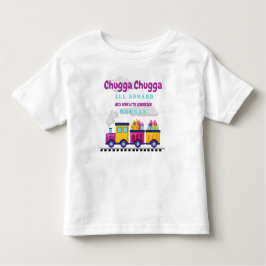 汽車ポッポのうた　年齢問わず誕生日 トドラーTシャツ