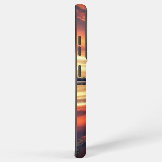 沈みゆく太陽の電話ケースの囁き SAMSUNG GALAXYケース (右側面)