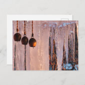 沈みゆく日に氷柱を照らす鐘 ポストカード (正面/裏面)