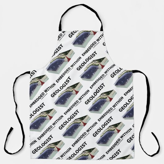沈み込み帯に埋め込まれた地質学者 エプロン (正面)