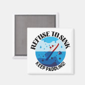 沈むことを拒保むやる気を起こさせる マグネット (正面/裏面)