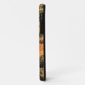 沈む太陽と赤い空を背景にした松の木 Case-Mate iPhoneケース (裏面/左)