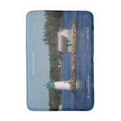 沈んだ岩の光の浴槽 バスマット (正面縦)