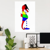 沈下した海馬 ポスター (ホームオフィス)