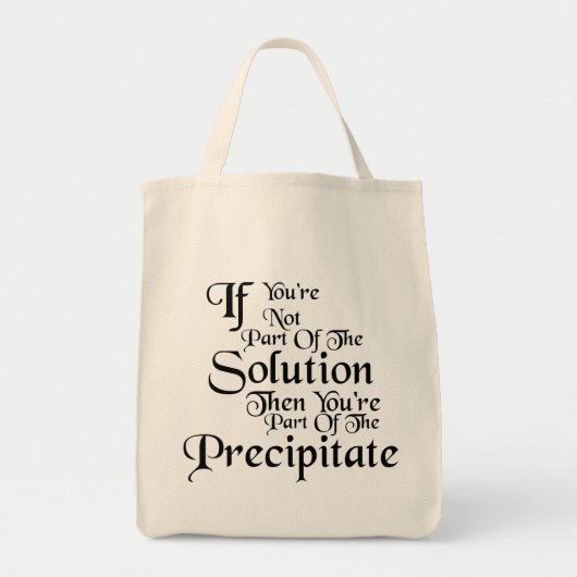 沈殿物のトートバックの部分 トートバッグ (正面)