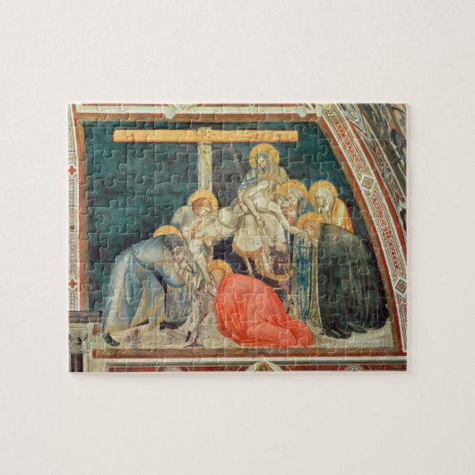沈殿、c.1320 (フレスコ画) ジグソーパズル (横)