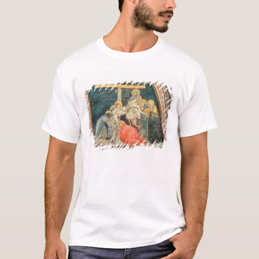 沈殿、c.1320 (フレスコ画) tシャツ (正面)