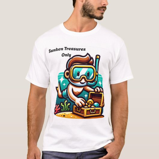沈没した宝物だけ Tシャツ (正面)