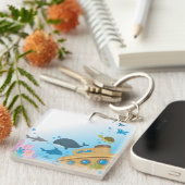 沈没船と魚 キーホルダー (正面右)