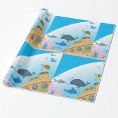 沈没船と魚 ラッピングペーパー (アンロールド)
