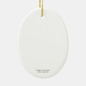 沈痛なペンギンの軍隊 セラミックオーナメント (裏面)