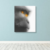 沈痛な猿 キャンバスプリント (インサイチュ (ウッドフロア))