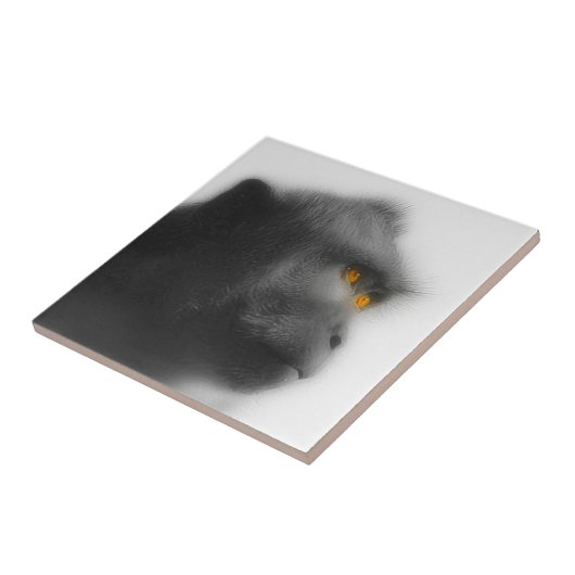 沈痛な猿 タイル (側面)