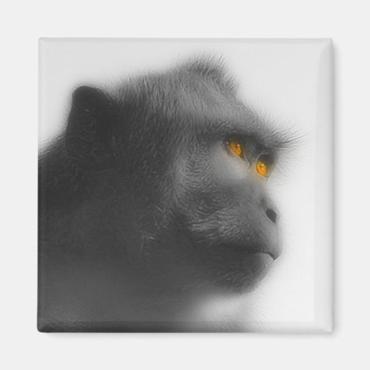 沈痛な猿 マグネット (正面)