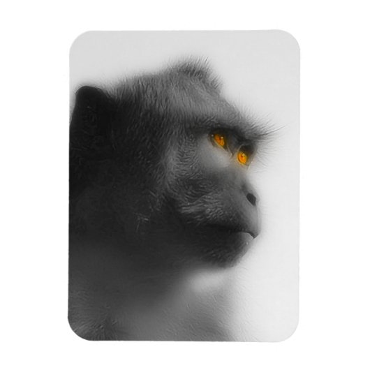 沈痛な猿 マグネット (縦)