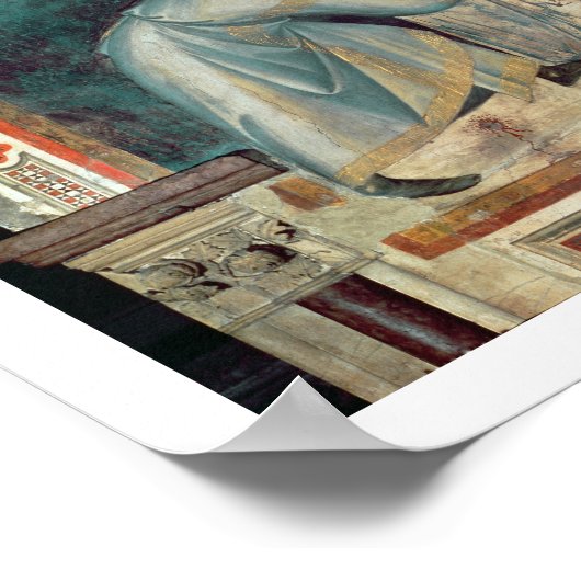 沈着， c.1320 （フレスコ） ポスター (角)