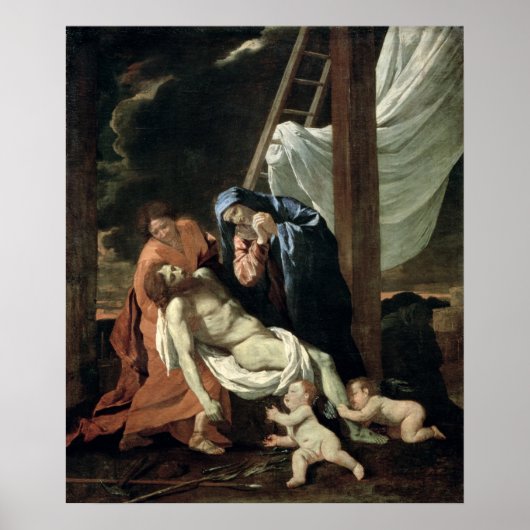 沈着， c.1630 ポスター (正面)