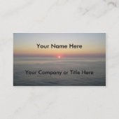 沈降の日曜日 名刺 (裏面)