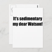 沈降ブラック ポストカード (正面/裏面)