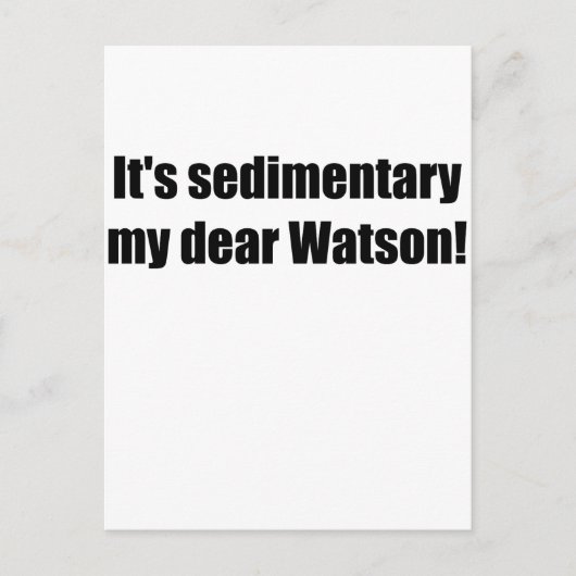 沈降ブラック ポストカード (正面)