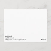 沈静化エディンバラ ポストカード (裏面)