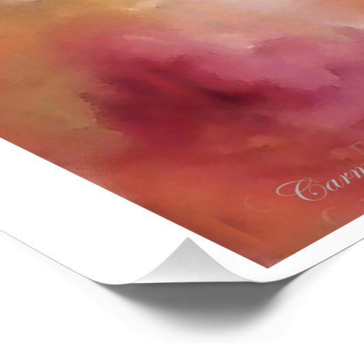 「沈黙する人物を含む行為」光沢のあるポスター ポスター (コーナー)