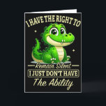 沈黙する権利はあるが、実際にはできない カード<br><div class="desc">沈黙する権利はあるが、能力がない</div>