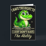 沈黙する権利はあるが、実際には沈黙できない カード<br><div class="desc">沈黙する権利はあるが、能力がない</div>