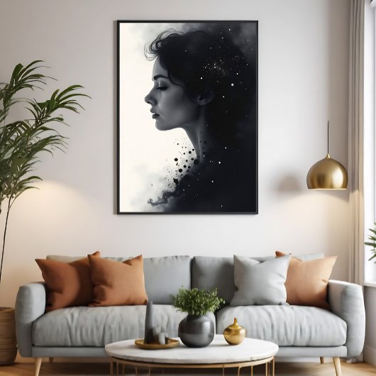 沈黙と星の間 キャンバスプリント