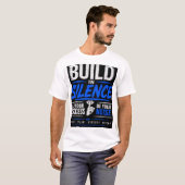 沈黙の中での構築 Tシャツ (正面フル)
