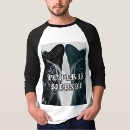 沈黙の中の力 ブラックジャガー Tシャツ