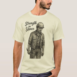 沈黙の中の強さ Tシャツ