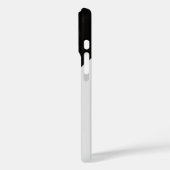沈黙の中の雄弁さ - 白黒の強烈な主張フォト Case-Mate iPhoneケース (裏面 / 左)