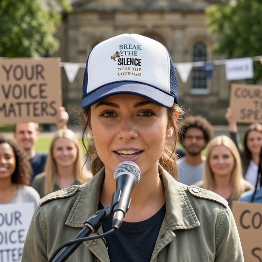 沈黙の勇気を破る キャップ