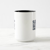 沈黙の反抗:眠りの力 マグカップ (中央)