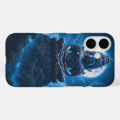 沈黙の守護者の月 Case-Mate iPhoneケース (裏面 (横))